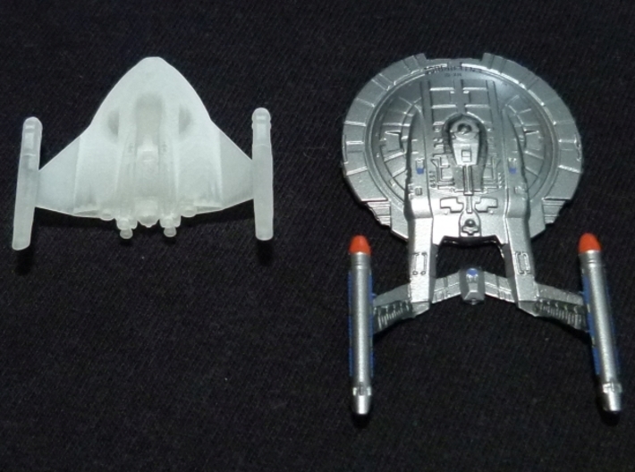 Emmette Type 1/4800 x2 3d printed Older 1/4400 version, Smooth Fine Detail Plastic, with Attack Wing NX Class 