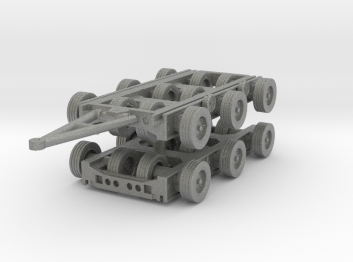 Culemeyer Trailer 3 axis (x2) 1/87 3d printed