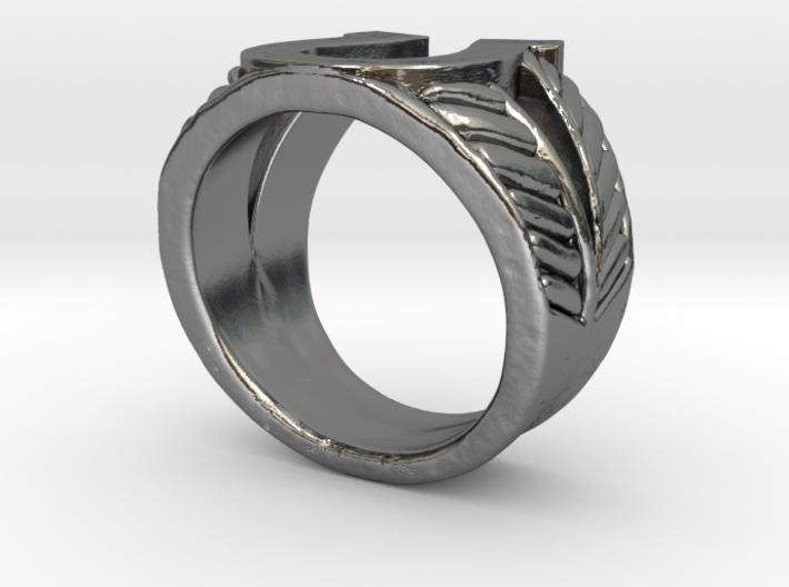 Horseshoe Ring, size US 9 1/2 3d printed 