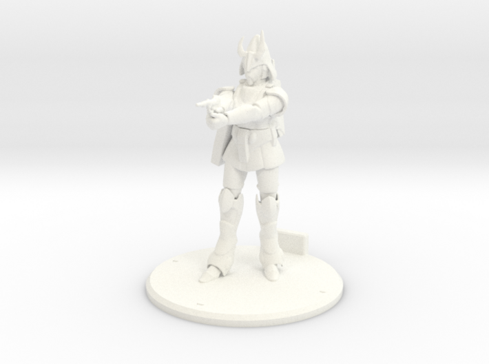 Robotech Female Armored GMP Officer Pose 3 3d printed