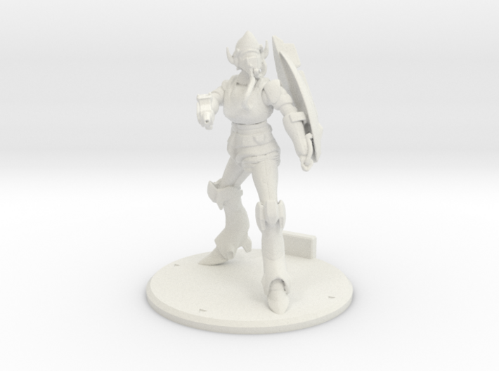 Robotech Southern Cross 32mm TAS Officer Aiming 3d printed