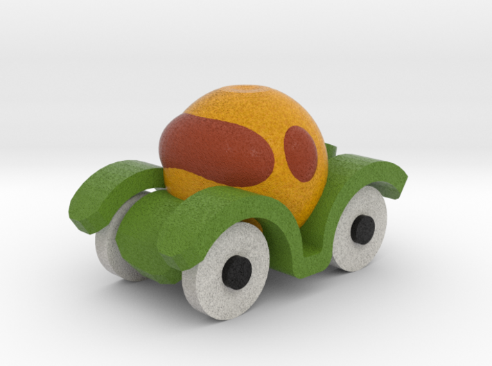 Orange car - Small 3d printed