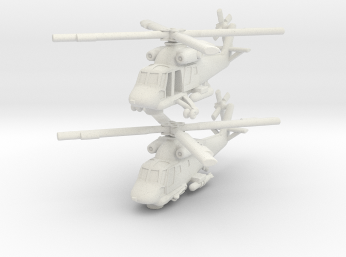 Kaman SH-2 Seasprite (two models) 1/200 3d printed