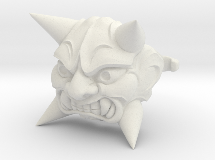 Kagura mask kneepad 3d printed