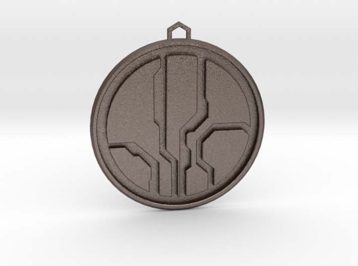 Halo Mantle of Responsibility Pendant 3d printed