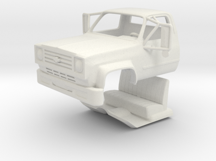 1/64 Chevy C65 cab with interior 3d printed