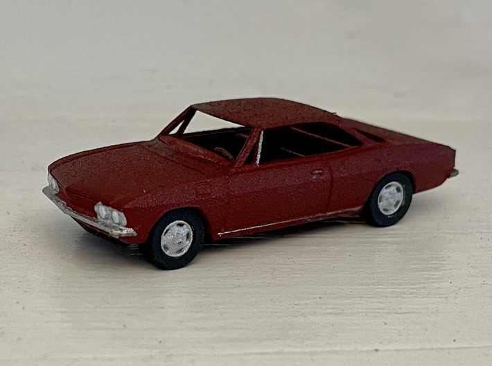 1966 Chevrolet Corvair Corsa coupe (MOVING PARTS) 3d printed