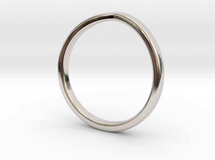 Line Delicate Ring 3d printed 