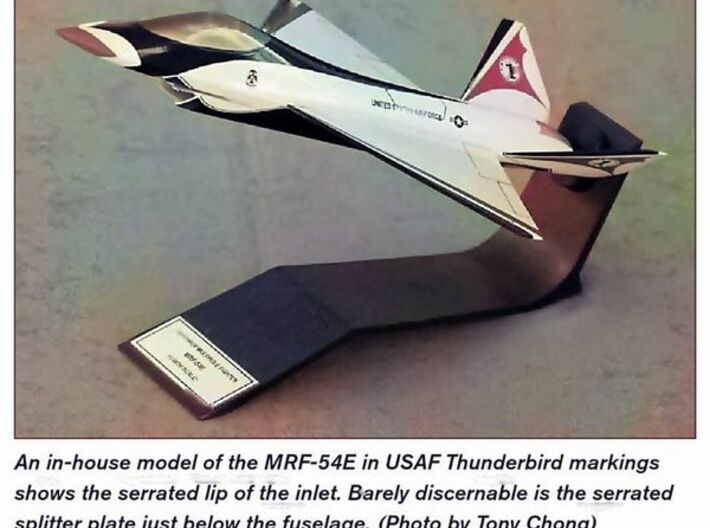 Northrop MRF-54E JAST/JSF 3d printed 
