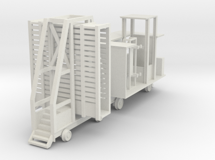 H0-scale Door and Guide cars for the Walthers oven 3d printed 