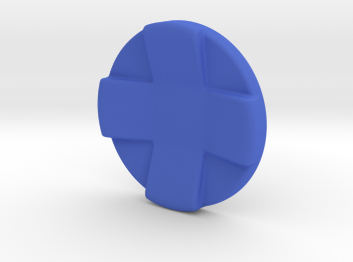 D-pad Button Topper - Concave 4-way large 3d printed