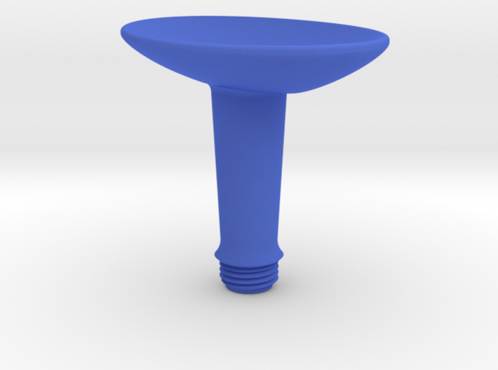 Joystick Stem with concave oval top 3d printed