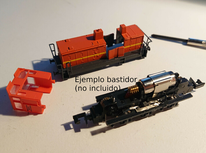locomotora 309 renfe (version 2) 3d printed 