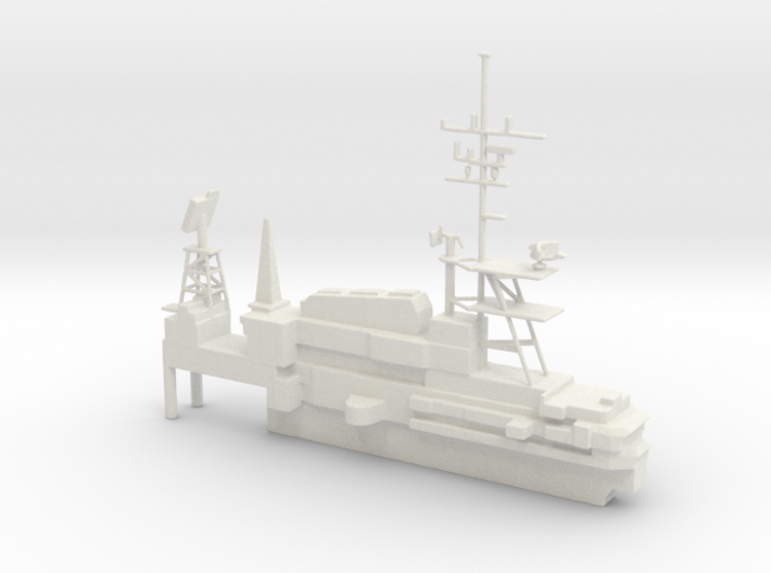 1/700 Scale USS Midway CV-41 Island 3d printed