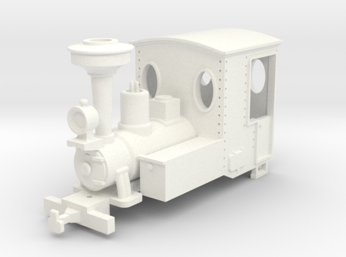 Krauss Locomotive for PU101 motor 3d printed