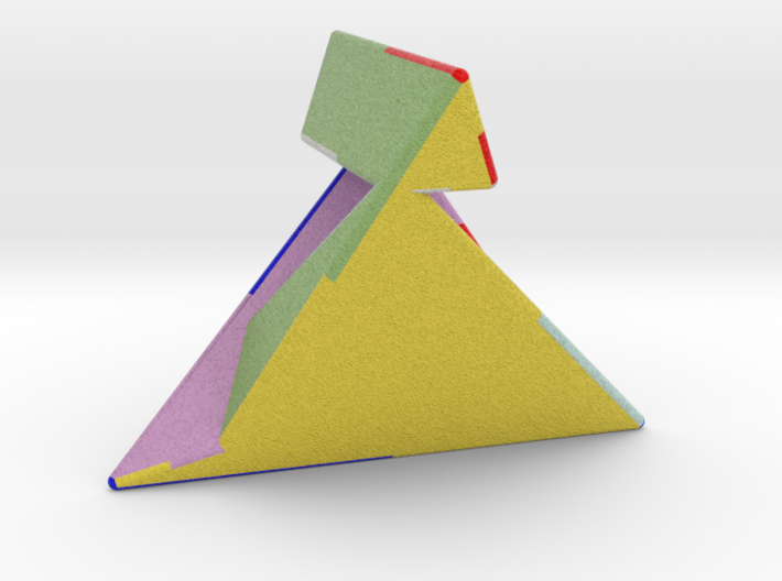 Szilassi polyhedron 3d printed