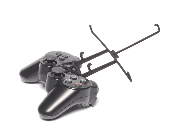 Controller mount for PS3 & Apple iPad 3 Wi-Fi + Ce 3d printed Without phone - Black PS3 controller with Black UtorCase