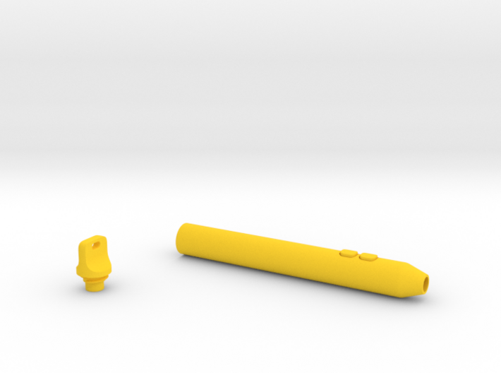 Smooth Marker Pen Grip - small with buttons 3d printed