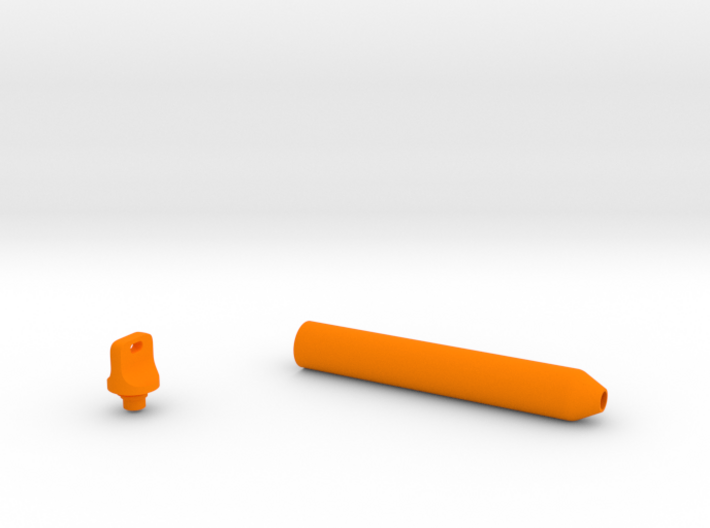 Smooth Marker Pen Grip - large without buttons 3d printed