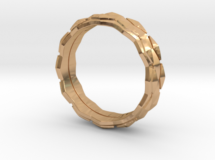 Rhombus Ring M 3d printed
