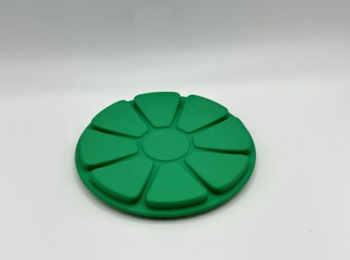 Circular Button Topper - large 3d printed 