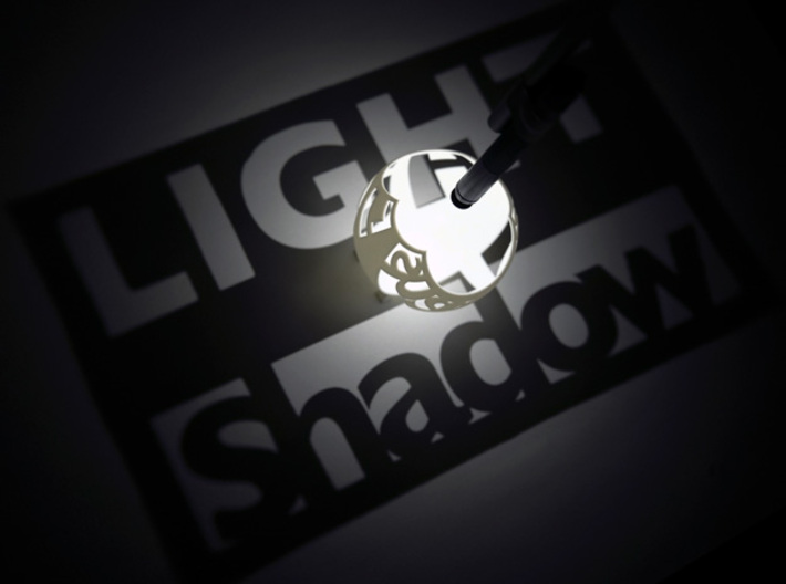 LIGHT Shadow (stereographic projection) 3d printed