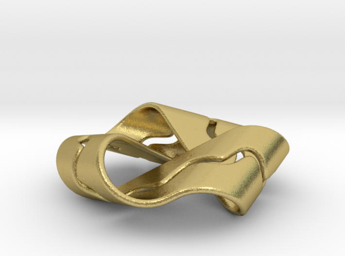 Mobius Strip with Sinusoid Channel - Rounder 3d printed
