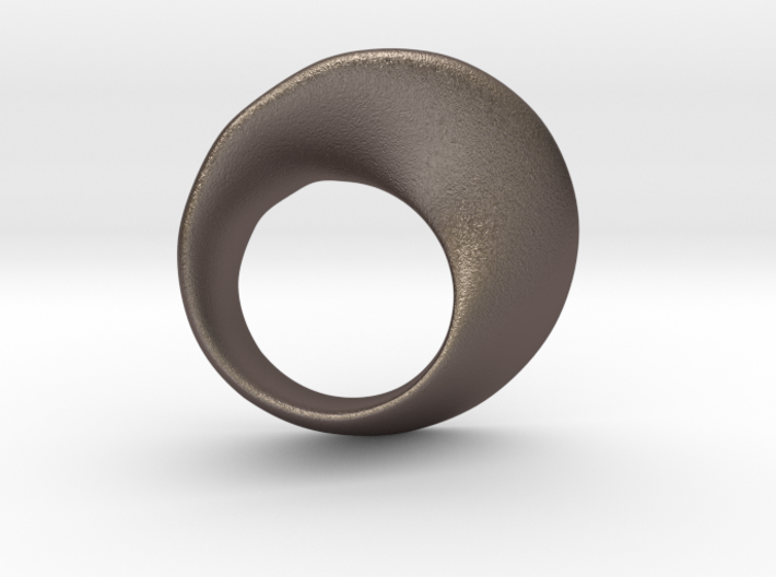 Möbius ring left hand 3d printed