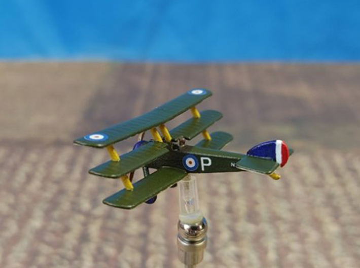 Sopwith Triplane (late, various scales) 3d printed Photo and paint job courtesy Chris 'malachi' at wingsofwar.org
