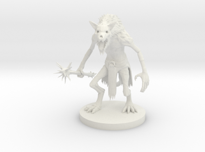 Gnoll Withering 3d printed 