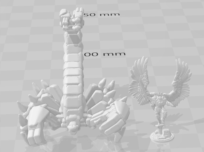 Iron Scorpion 6mm Infantry miniature model games 3d printed 