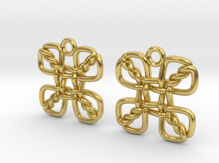 Clover knot 3d printed