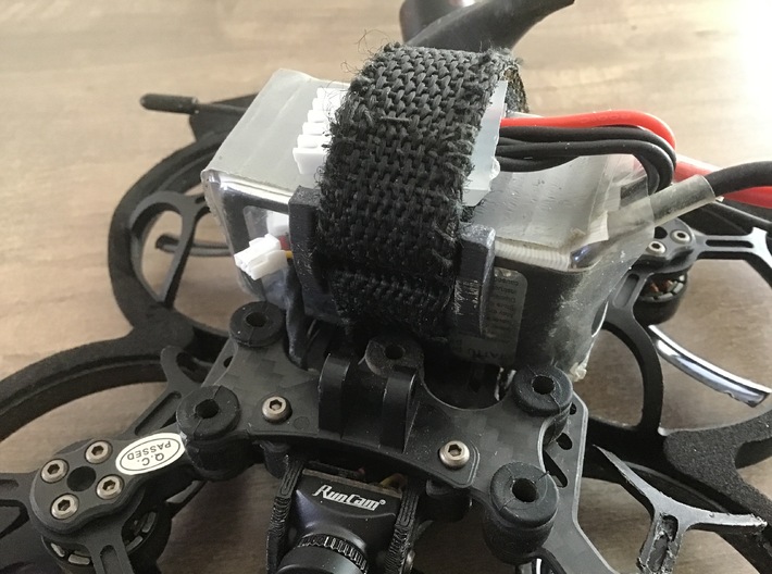 Drone Battery Strap Buckle 3d printed 