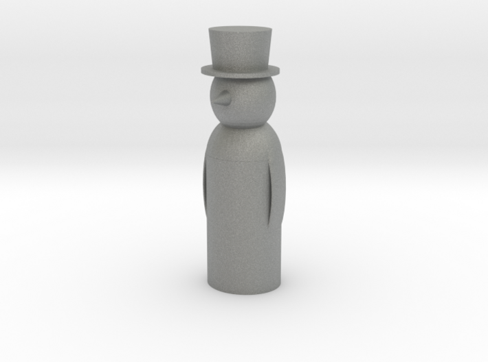 00 scale snowman tophat 3d printed