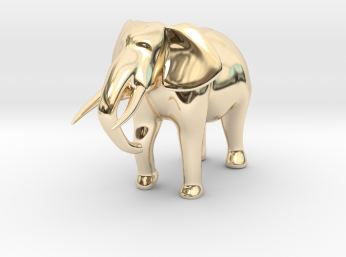 Elephant 3d printed