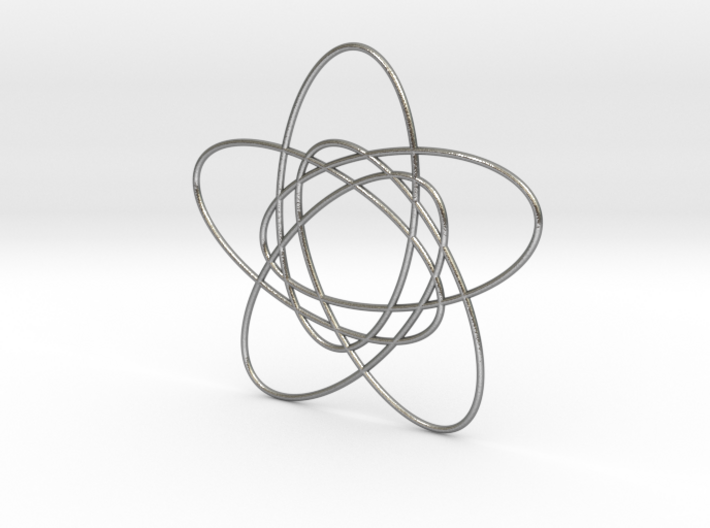Five-Set Venn Diagram 3d printed