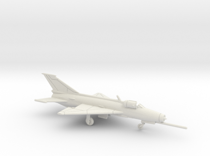 1:222 Scale MiG-21F-13 Fishbed (Clean, Stored) 3d printed 