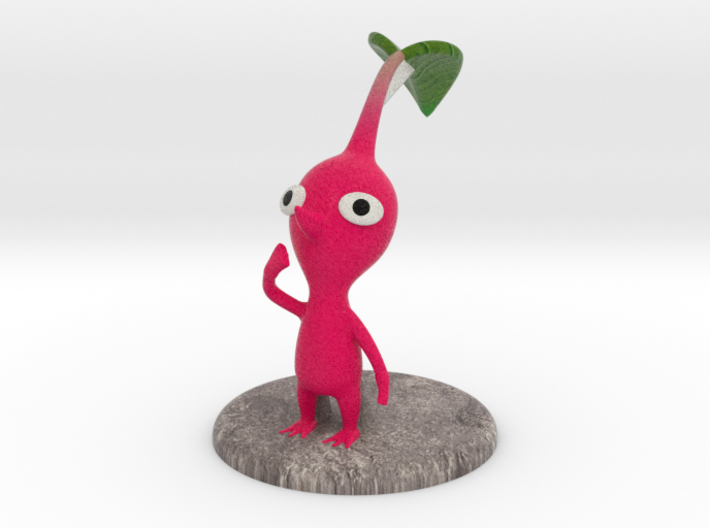 Red Pikmin Standing (Color) 3d printed