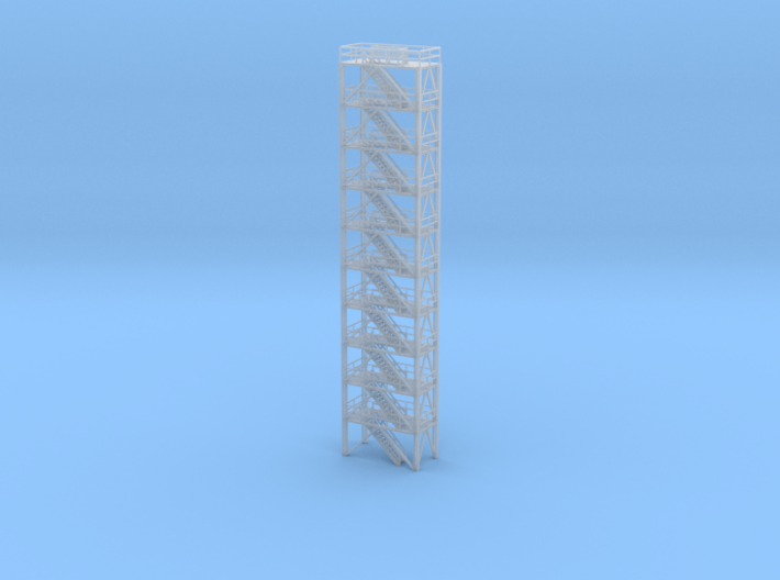 N Scale Refinery Stairs H182 3d printed