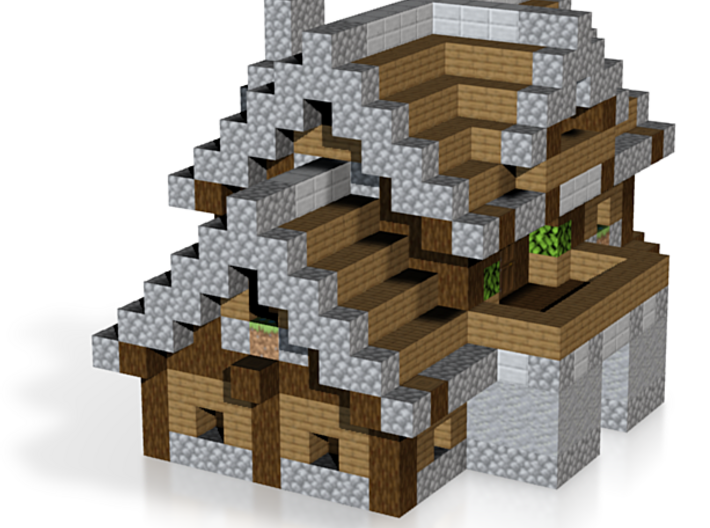 Minecraft Family Medieval House V 0 5 3d printed