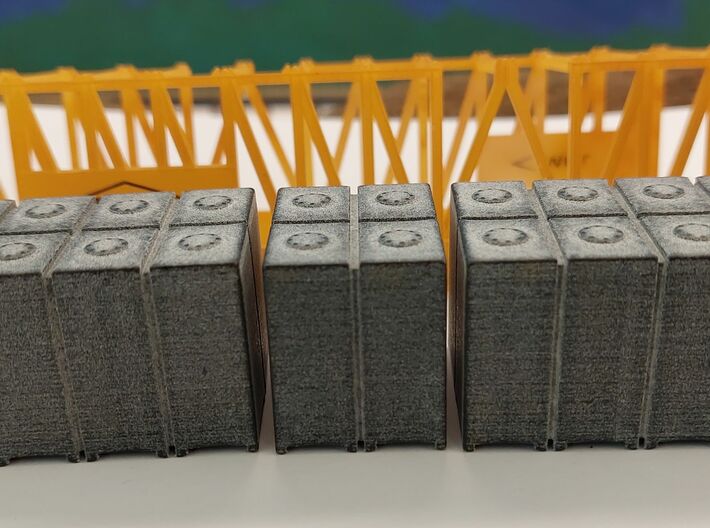 Cyanide Container Load (8-units) 3d printed 4 and 8-unit insets