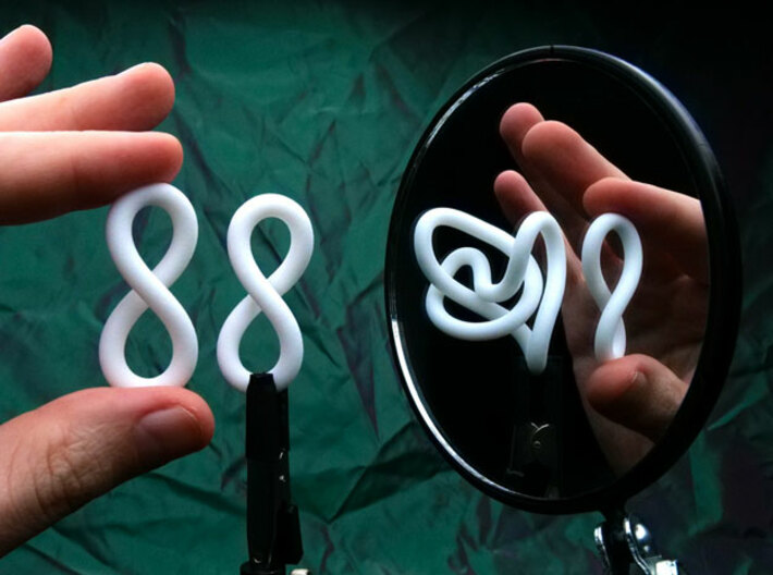 Unknot disguises 3d printed