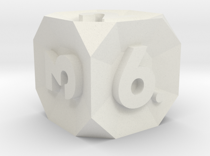 Basteln's Homebrew: Individual Outtie d6 3d printed