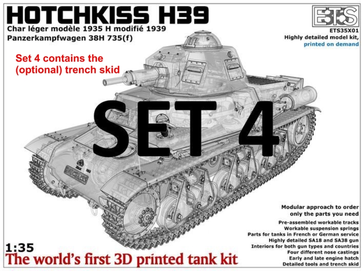 ETS35X01 Hotchkiss H39 - Set 4 - Trench Skid 3d printed Boxart