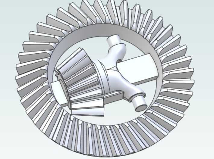 Climax Gears Tie Tack 3d printed 