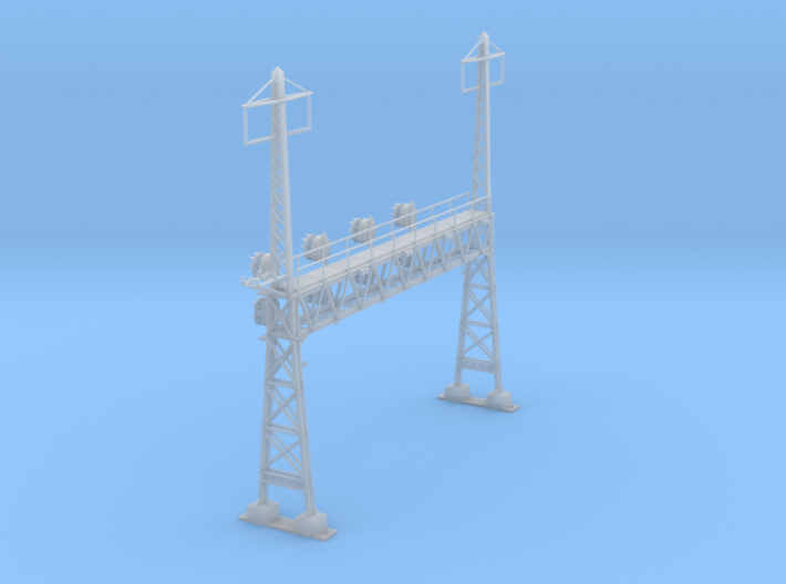 CATENARY PRR LATTICE SIG 4 TRACK 2 PHASE N SCALE 3d printed