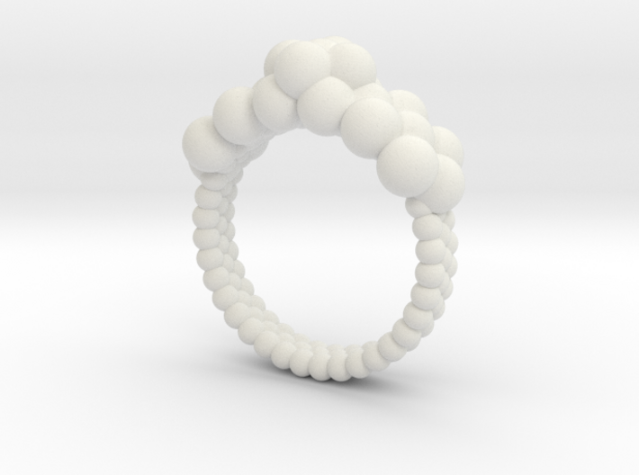 Neocube flower ring 16 3d printed