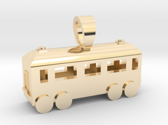 Wagon [pendant] 3d printed