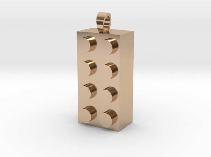 Basical brick [pendant] 3d printed