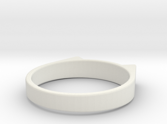 Round cat ring- 6.5 3d printed